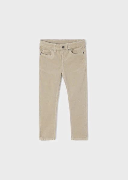 Beige Corduroy Pants