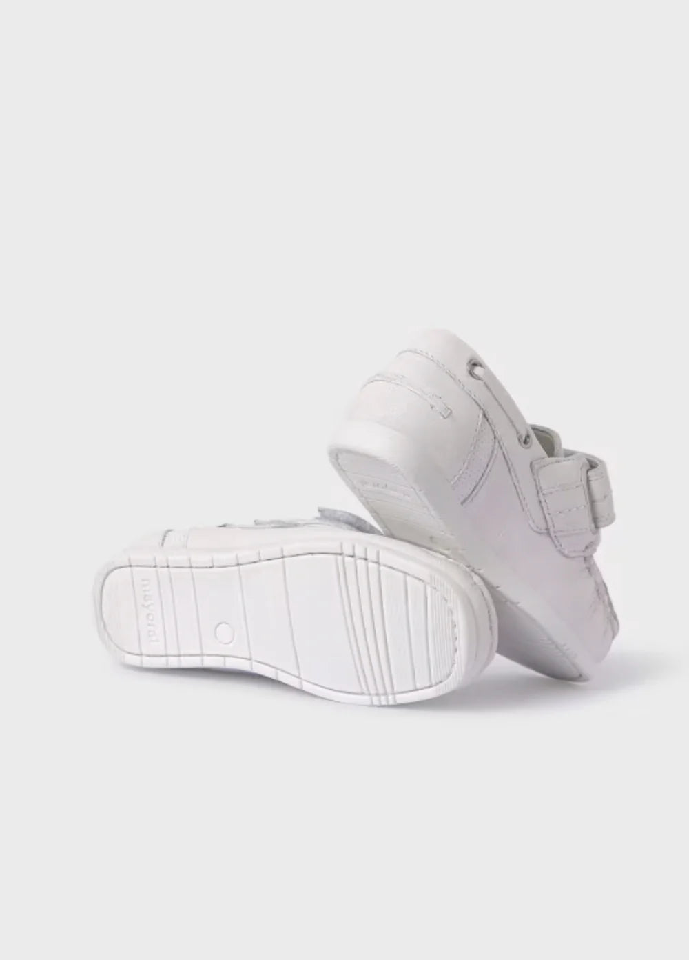 Boys White Leather Shoes