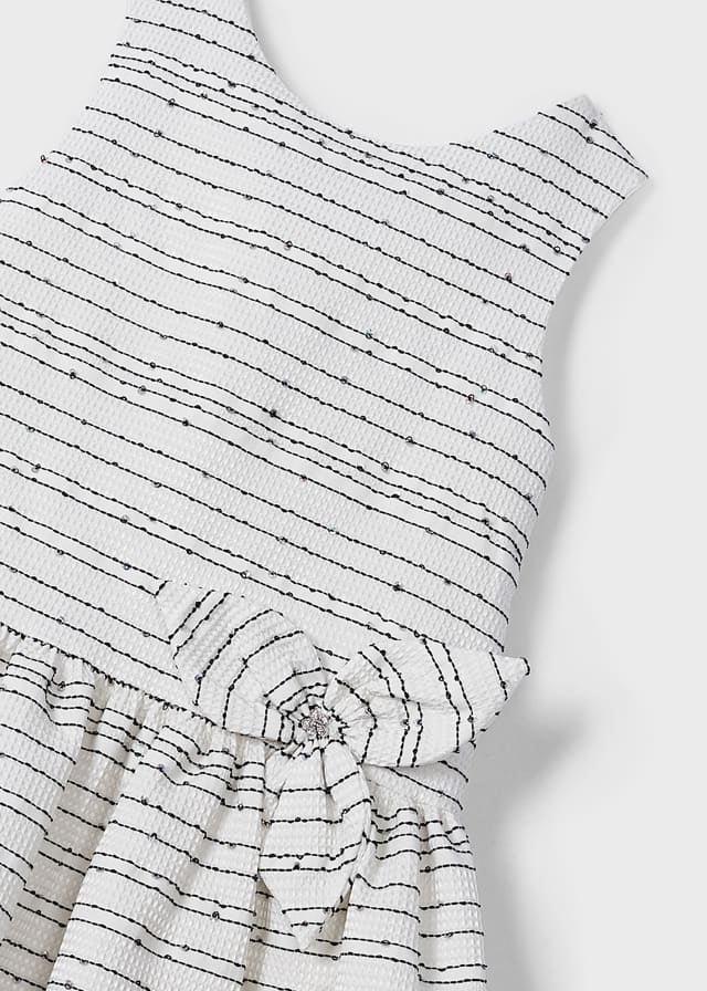 Black & White Sequin Dress