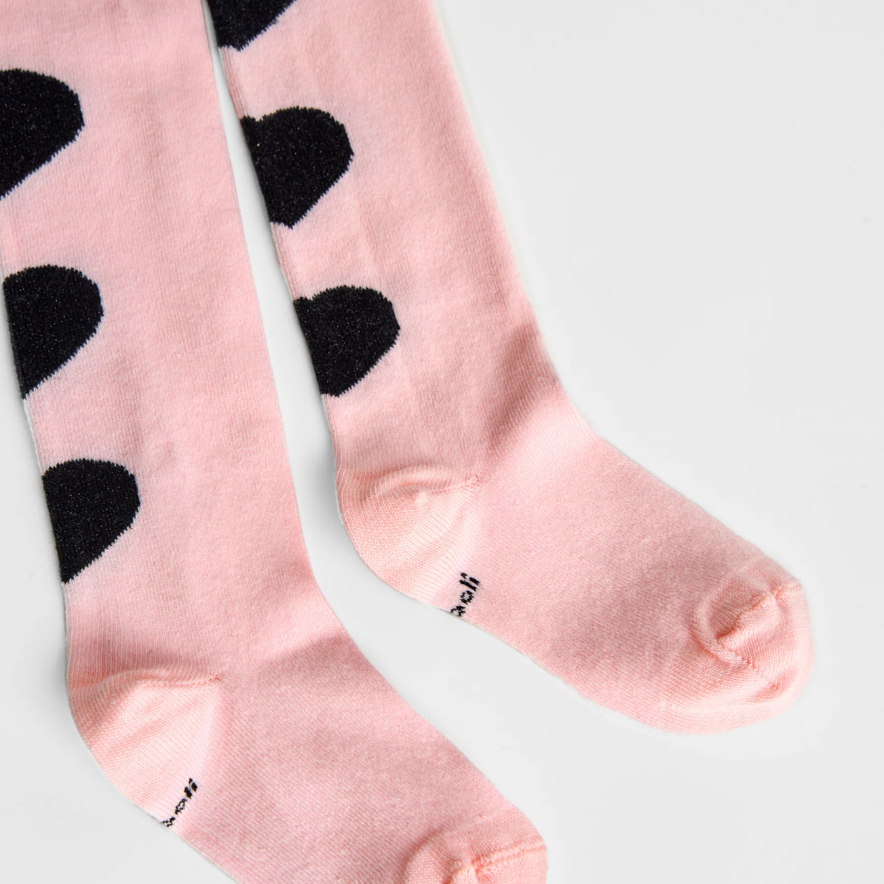 Pink Cotton Hearts Tights