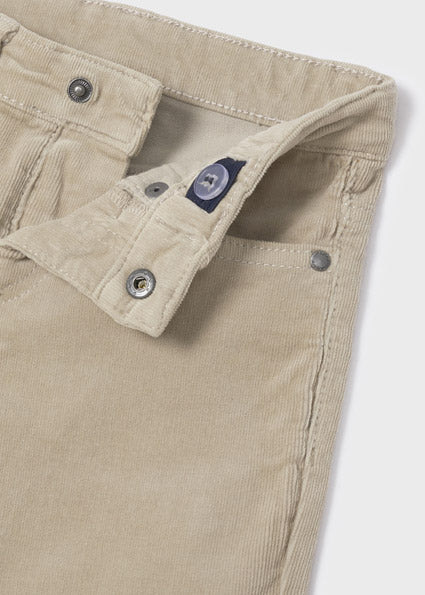 Beige Corduroy Pants