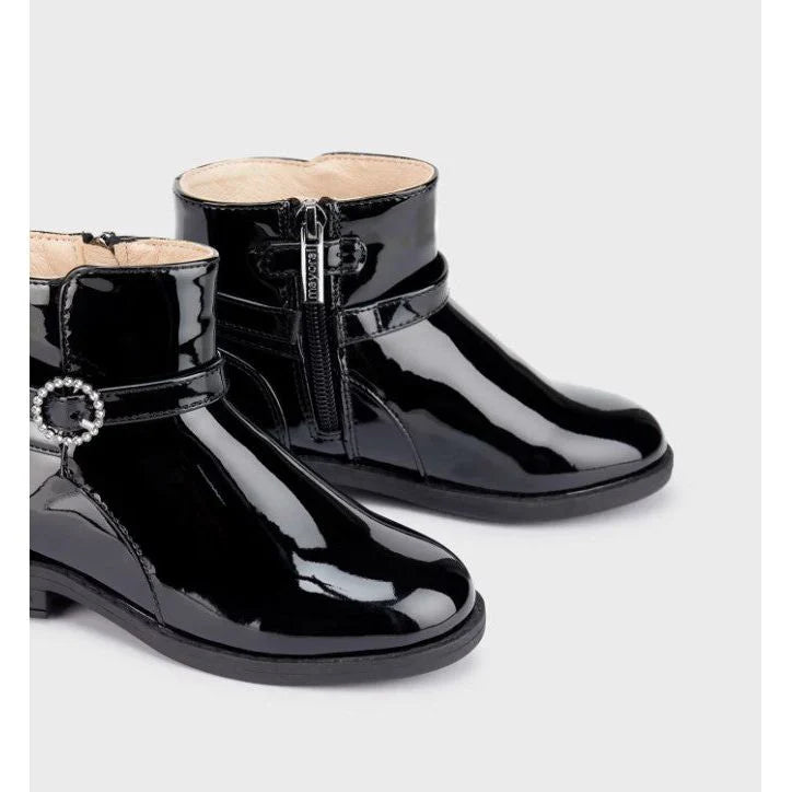 Girls Black Ankle Boots