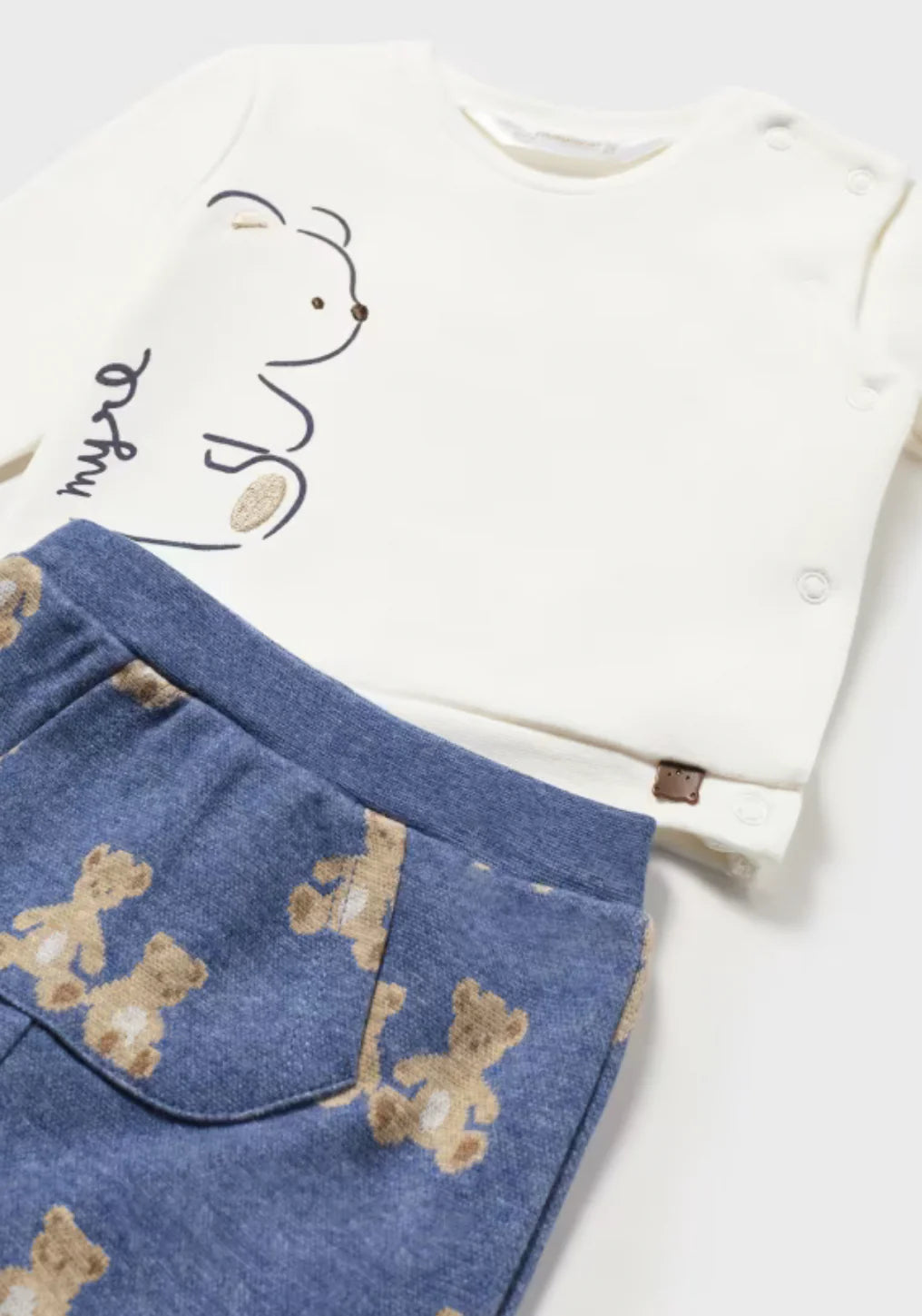 Baby Boys Teddy Bear Cotton Set