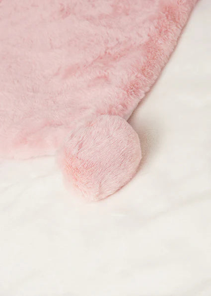 Pink Pompom Blanket