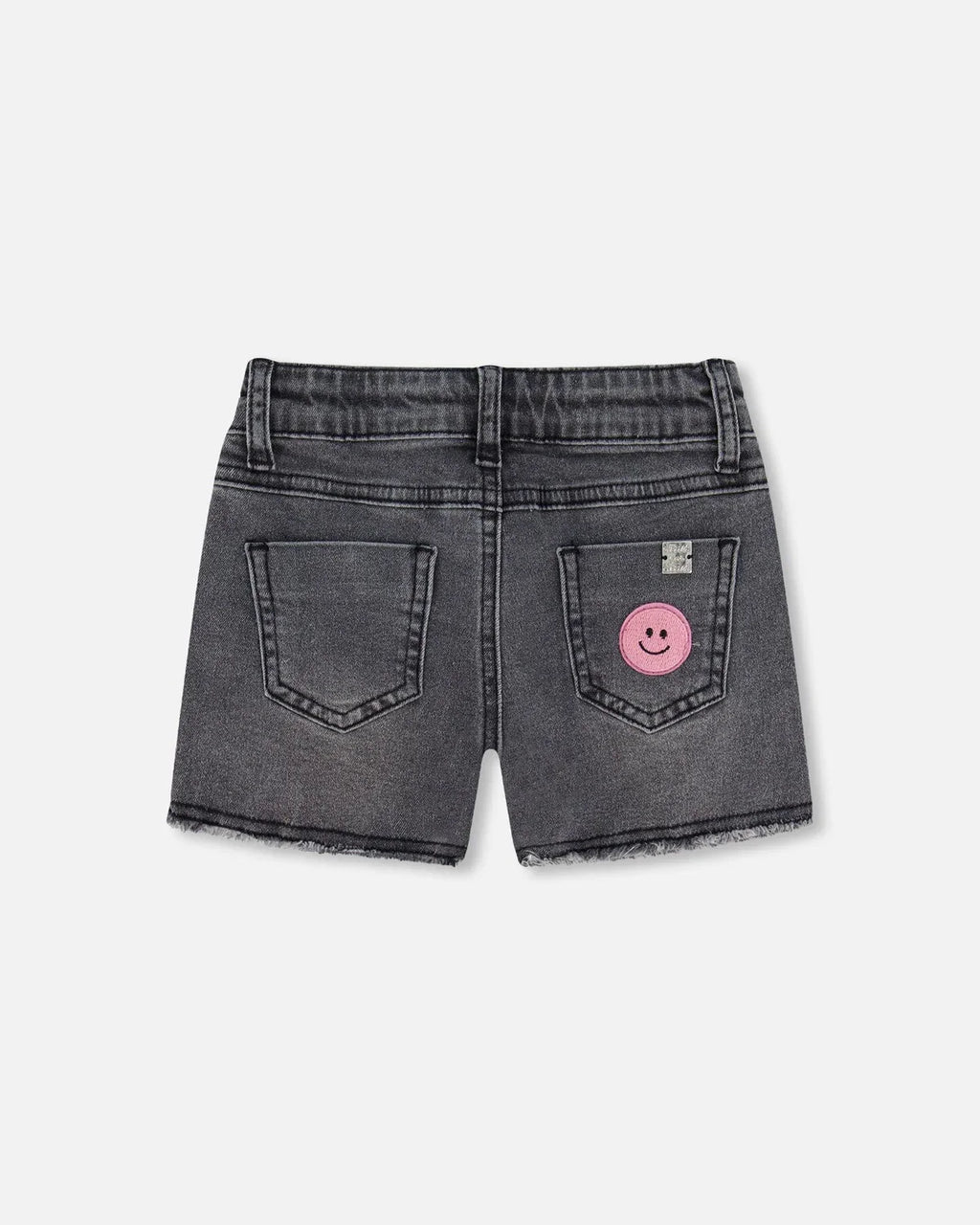 Girls Black Denim Shorts