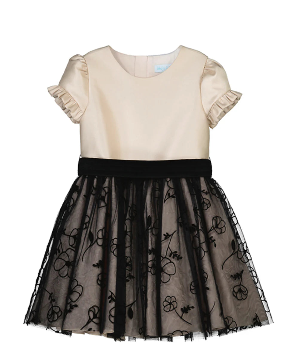 Girls Floral Tulle Dresss