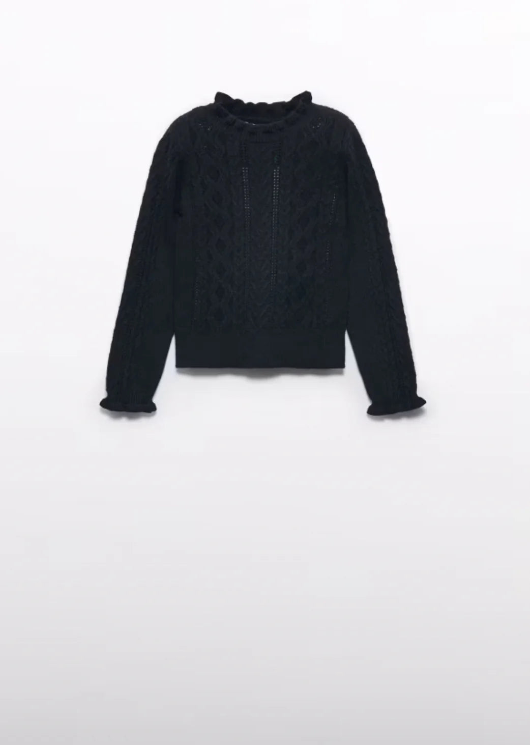 Girls Mock Neck Sweater