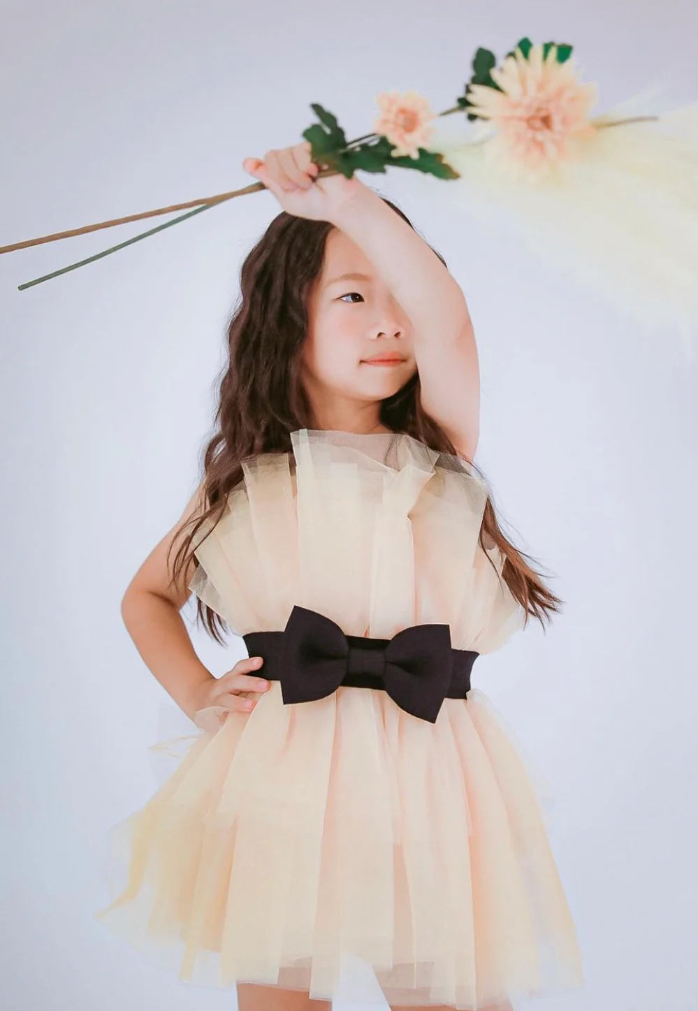 Gold Puffy Love Dress