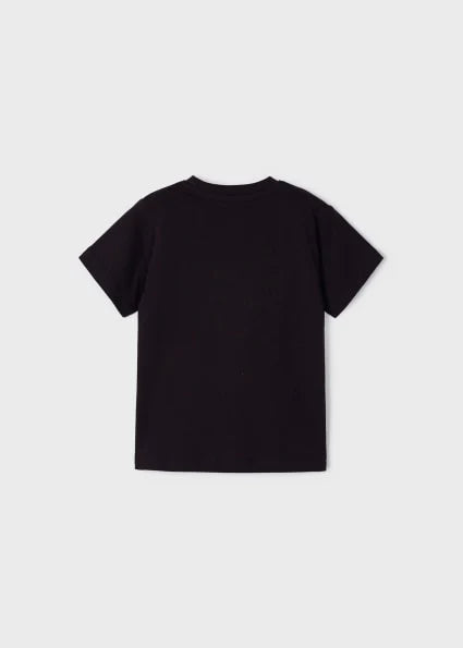 Black Cotton T-Shirt