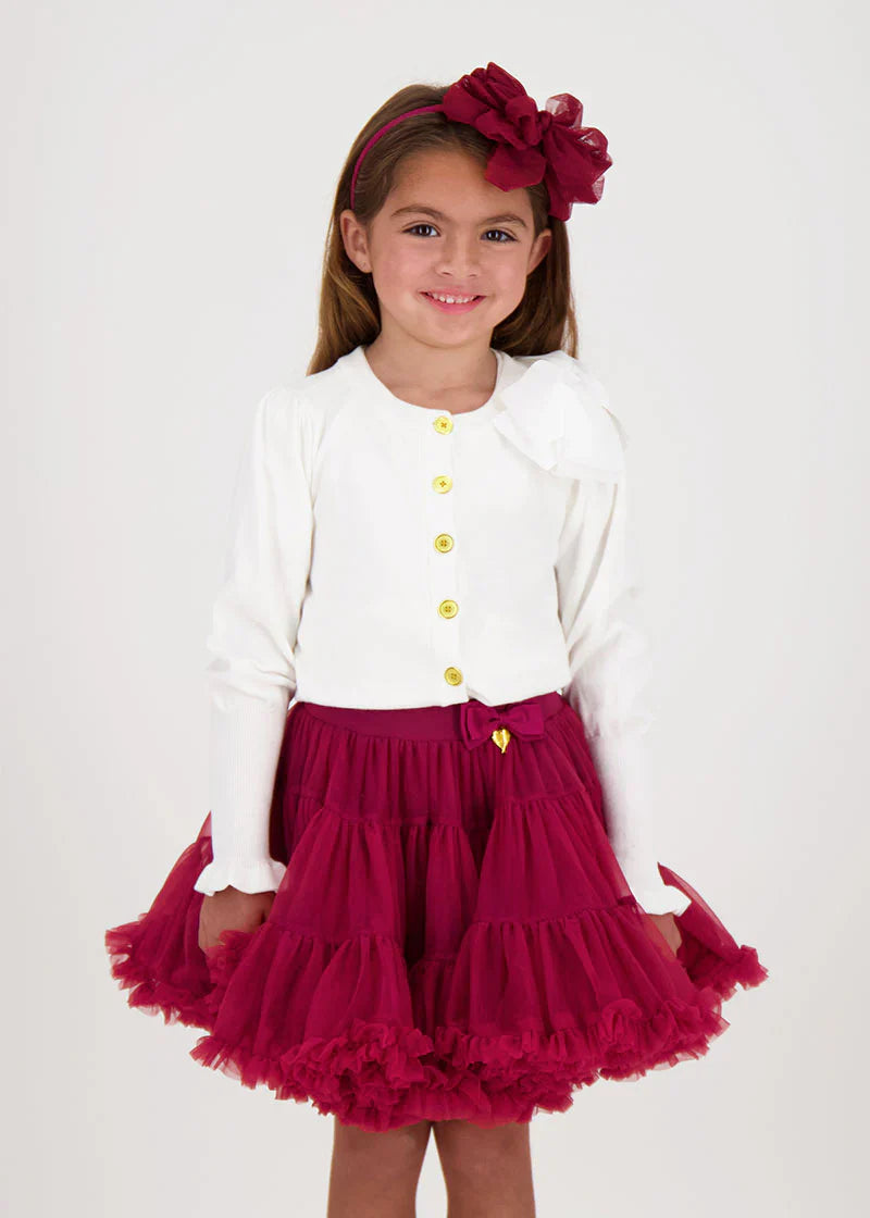 Girls Red Tutu Skirt