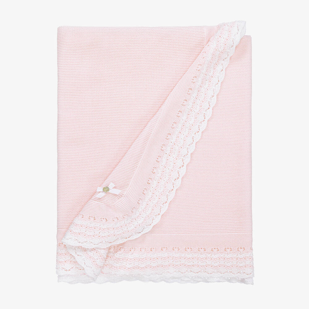 Baby Girls Cotton Knit Blanket