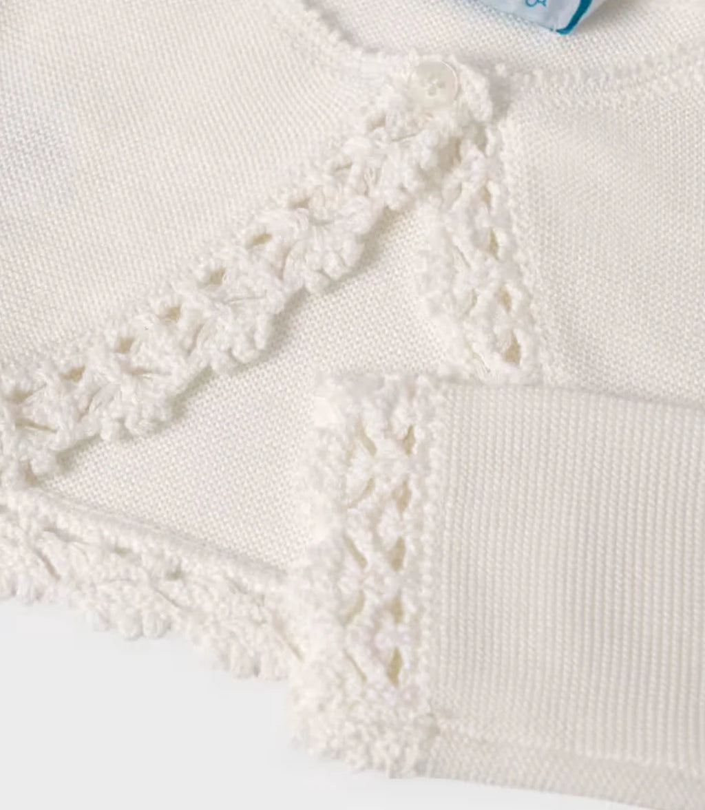 Off White Knit Cardigan