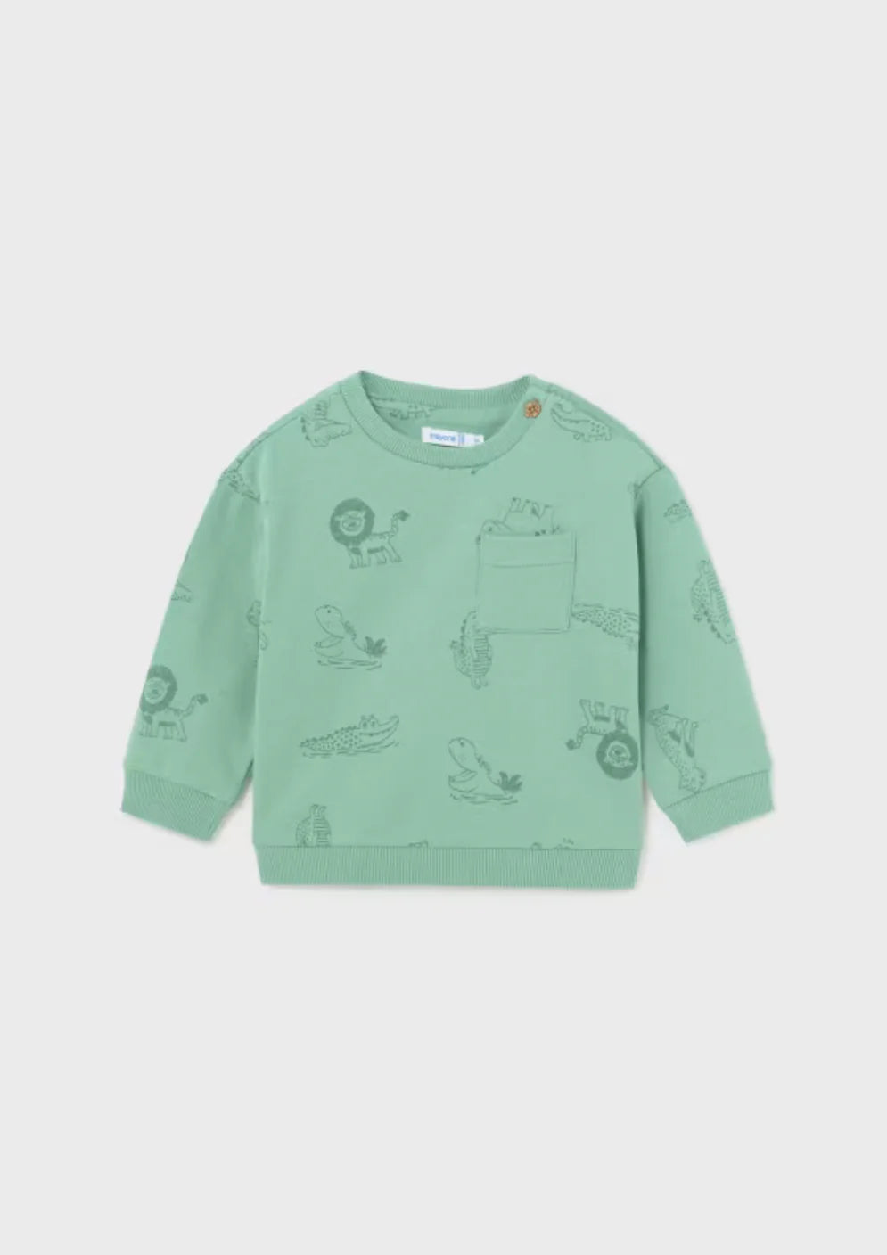 Baby Boys Printed Sweatsuit