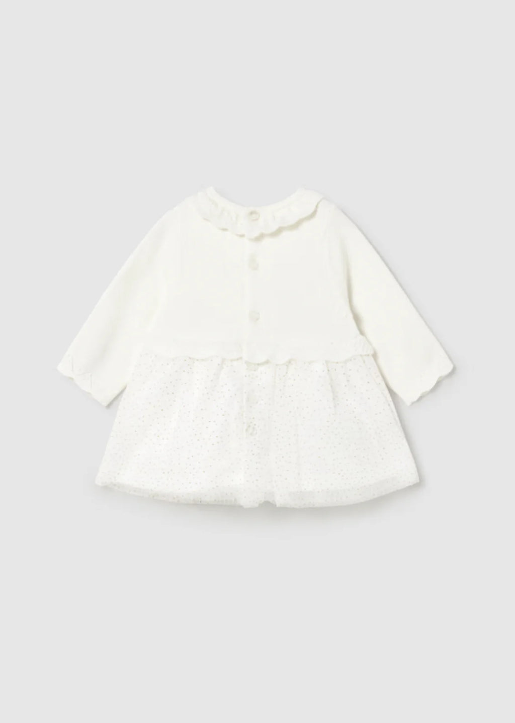 Baby Girls Knit Tulle Dress