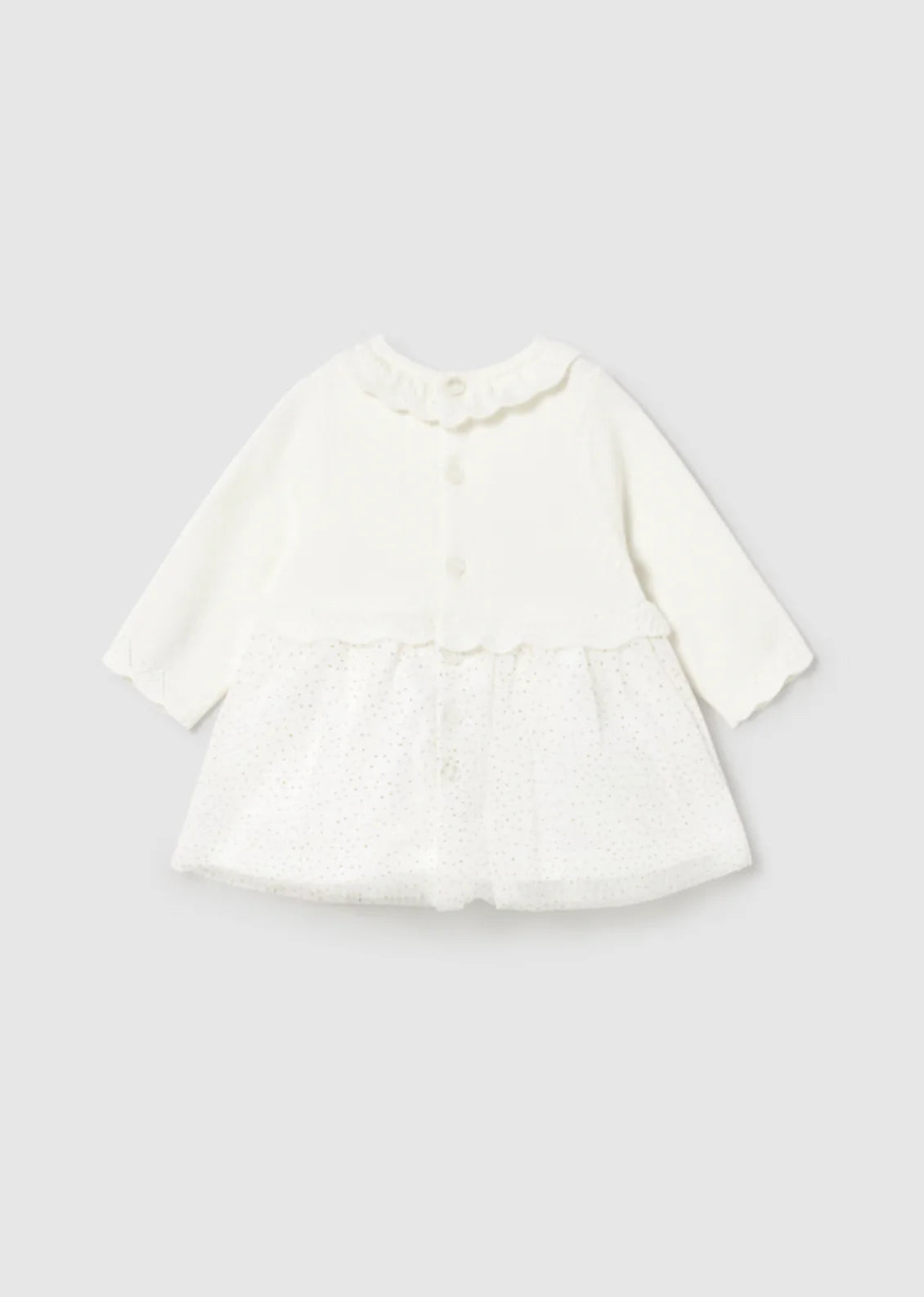 Baby Girls Knit Tulle Dress