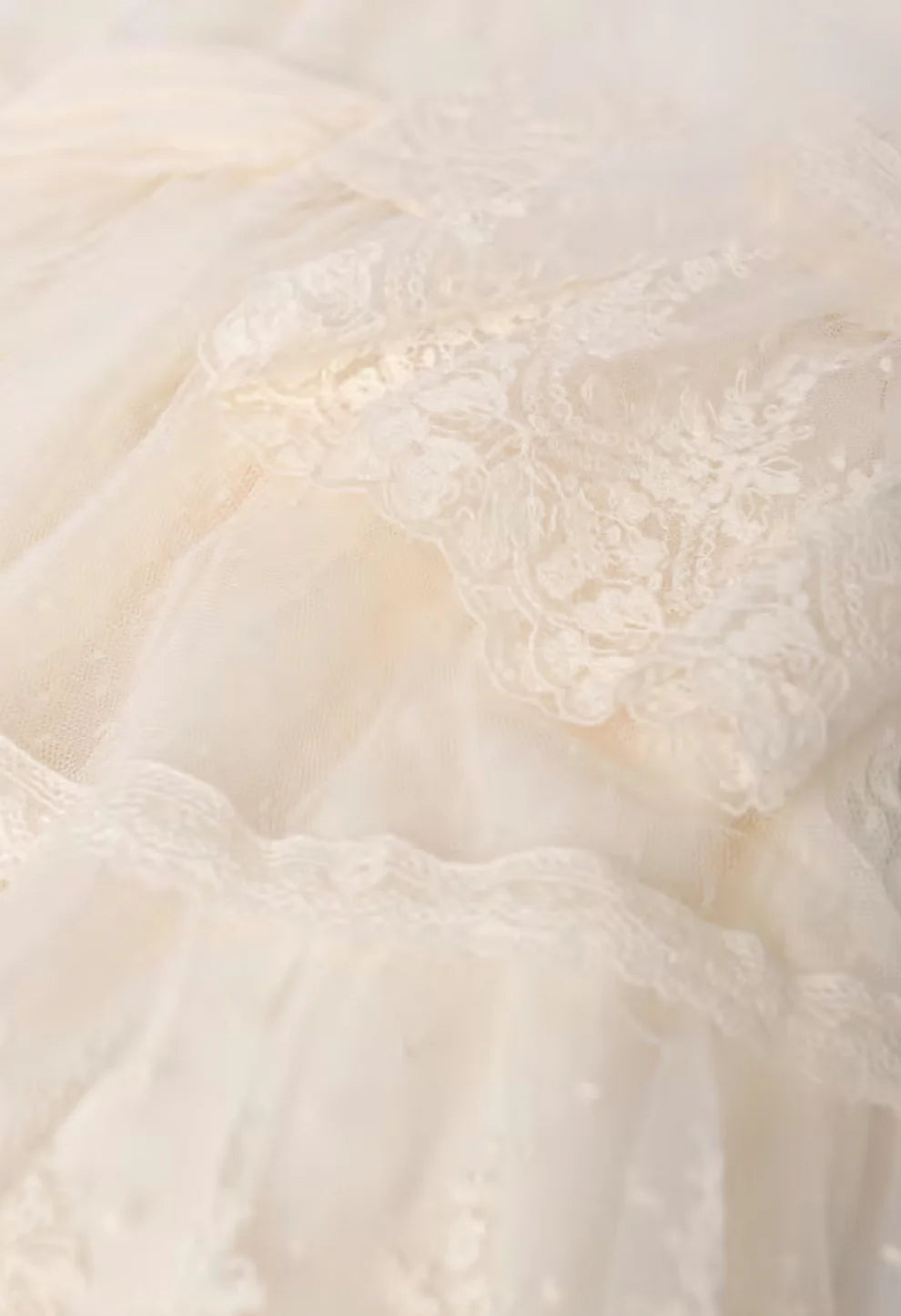 Girl’s  Embroidered Tulle Dress