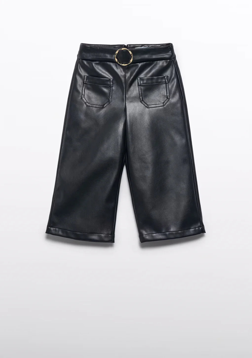 Girls Faux Leather Pants