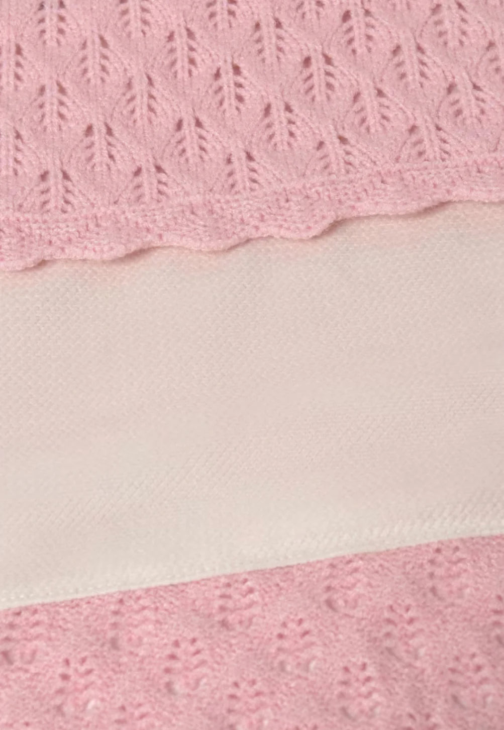 Pink Knit Blanket