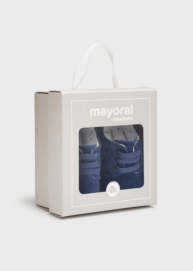 Navy Blue Pre-Walker Shoes