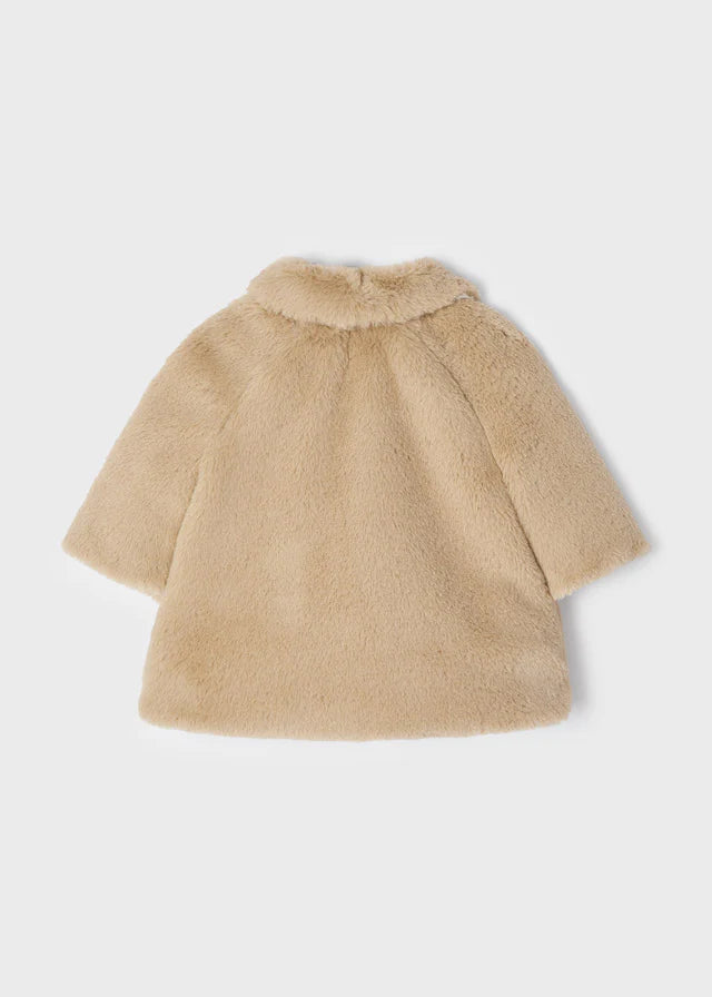 Beige Plush Coat