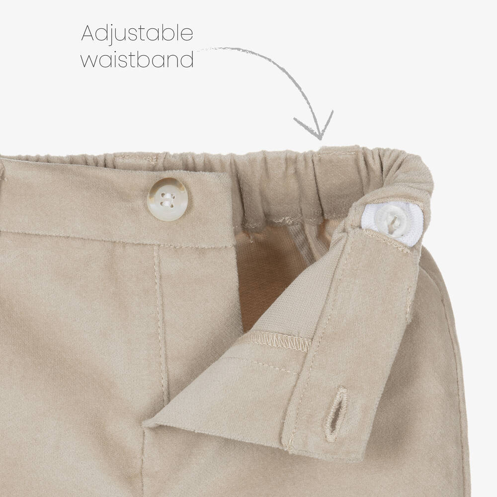 Baby Boys Beige Outfit Set