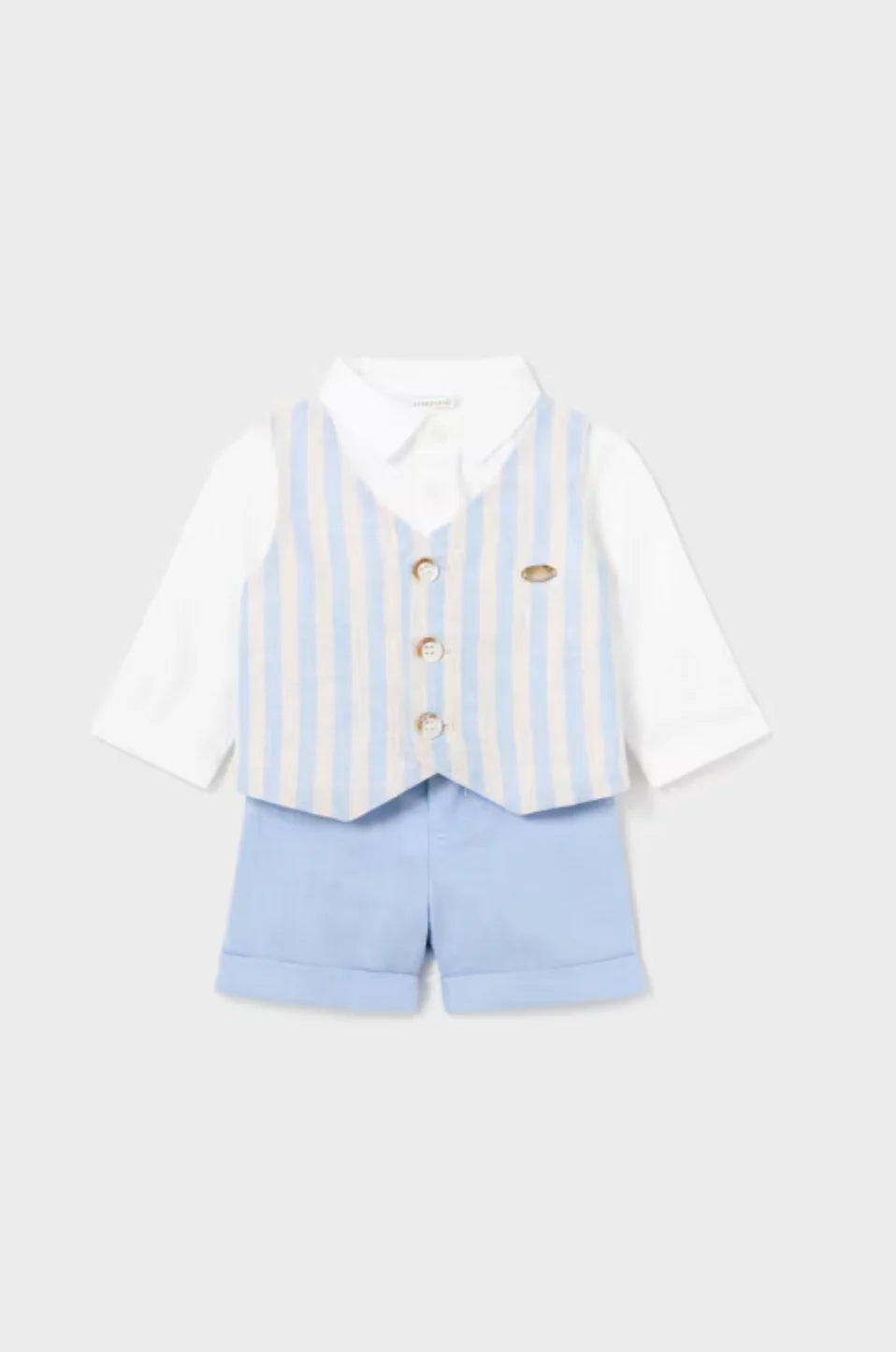 Baby Boys Cotton & Linen Set