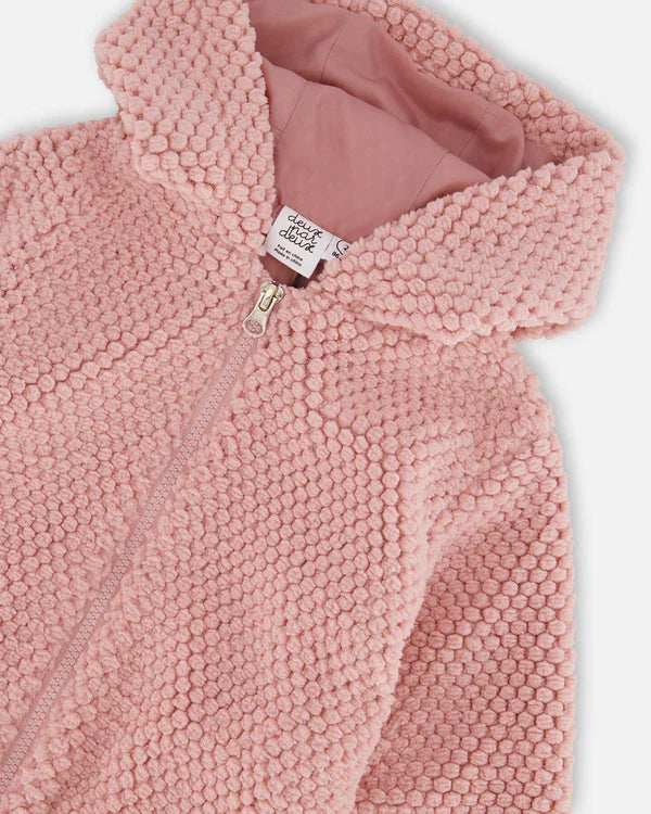 Girls Hooded Plush Jacket