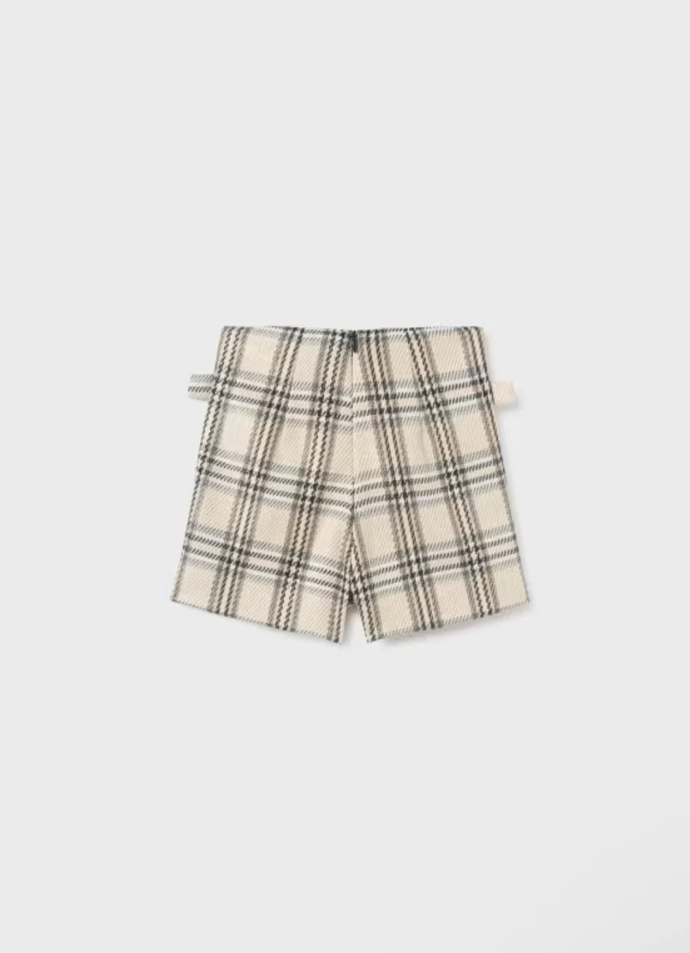 Girls Shimmer Plaid Shorts