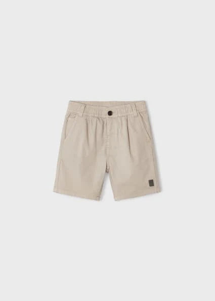 Ivory Cotton Shorts