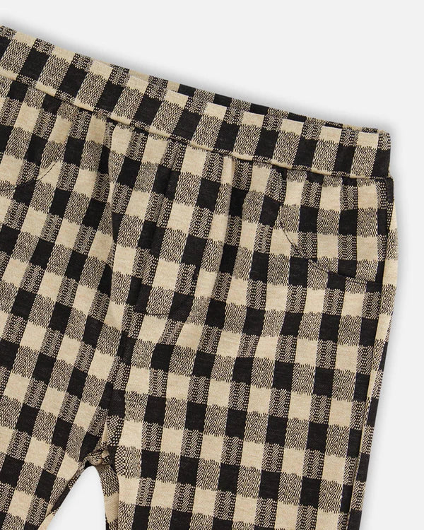 Girls Plaid Leggings