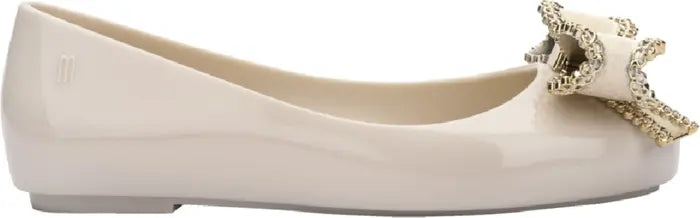 Mini Melissa Beige Flats
