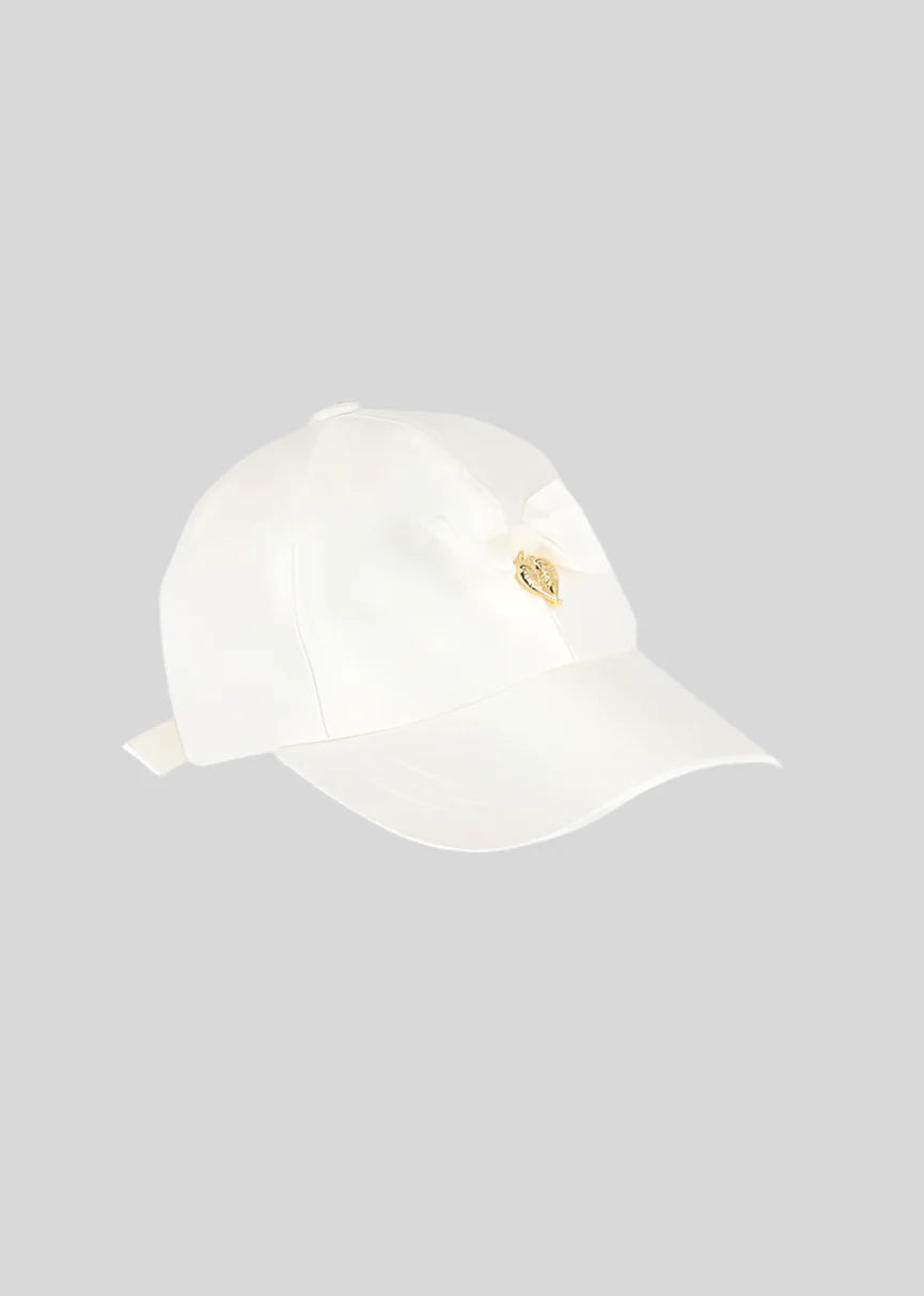 Girls White Cap