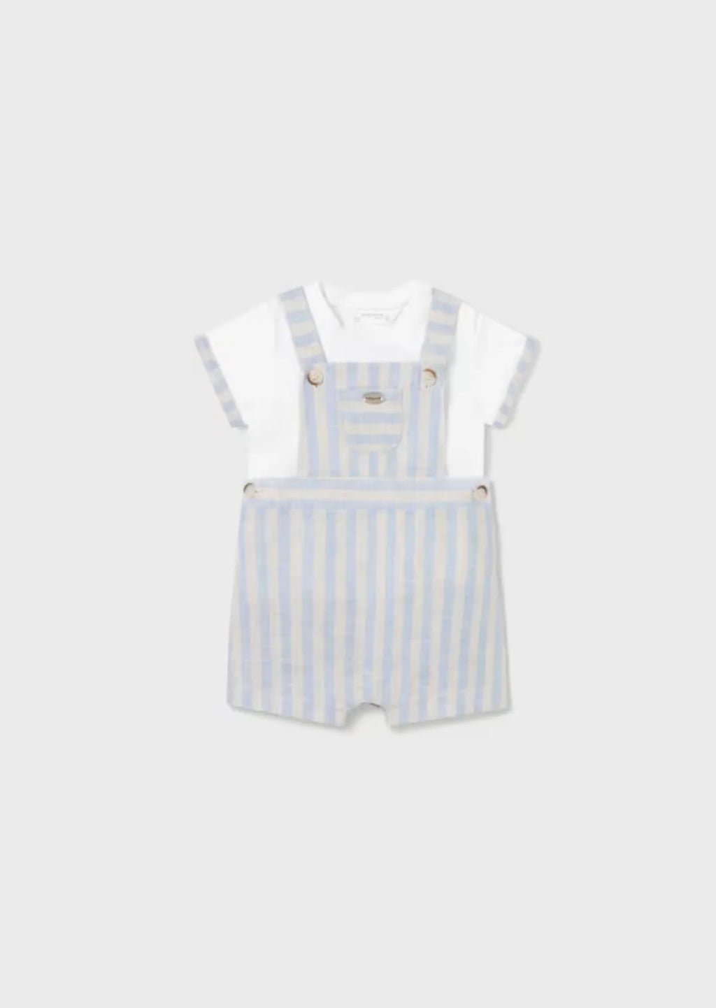 Baby Boys Linen Stripe Set