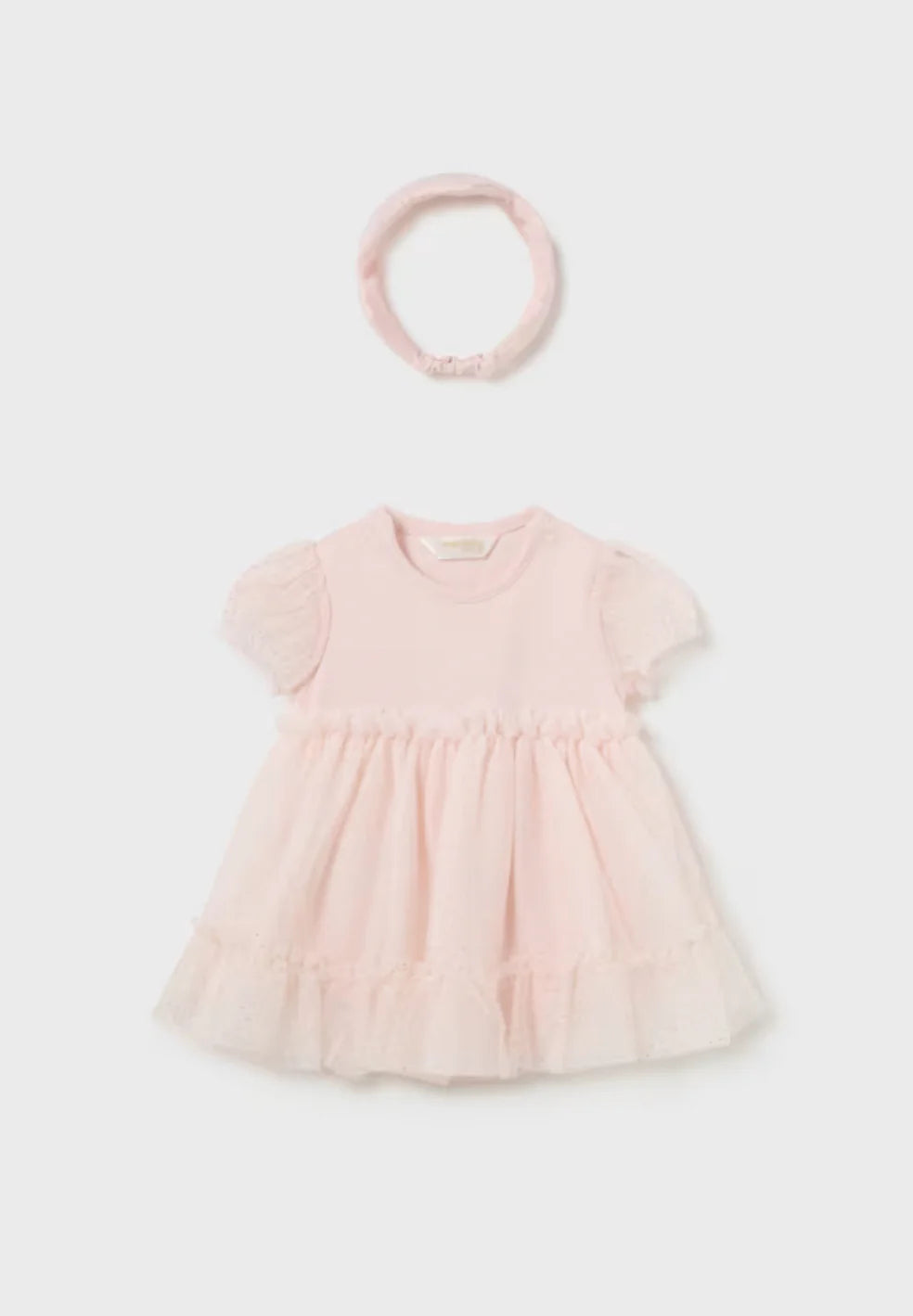 Pink Tulle Dress Set