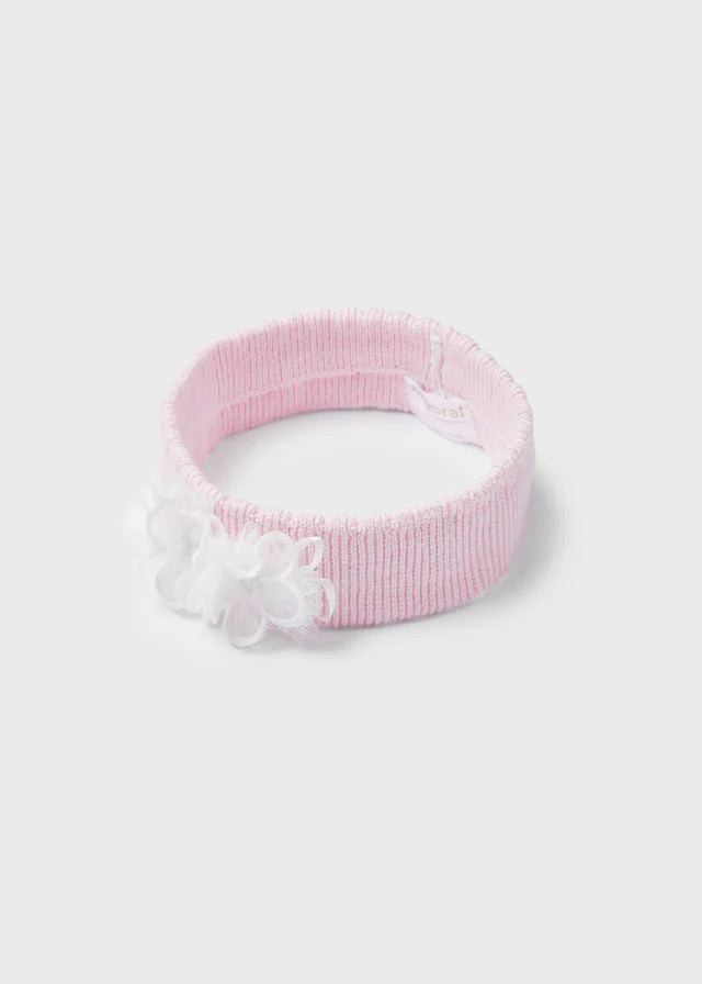 Pink Flower Headband