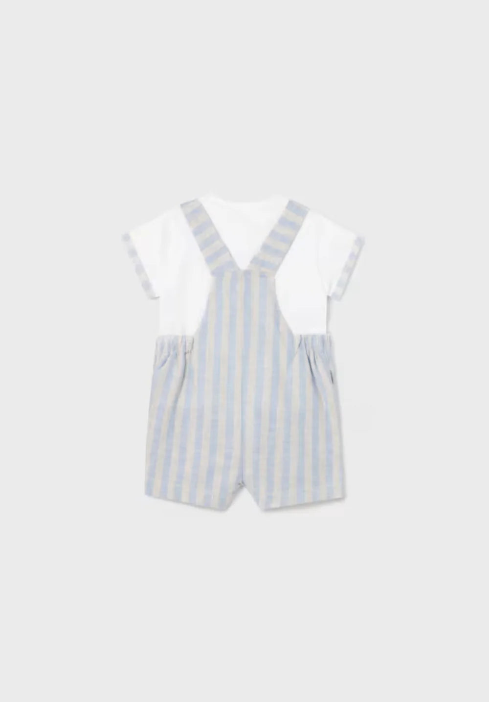 Baby Boys Linen Stripe Set