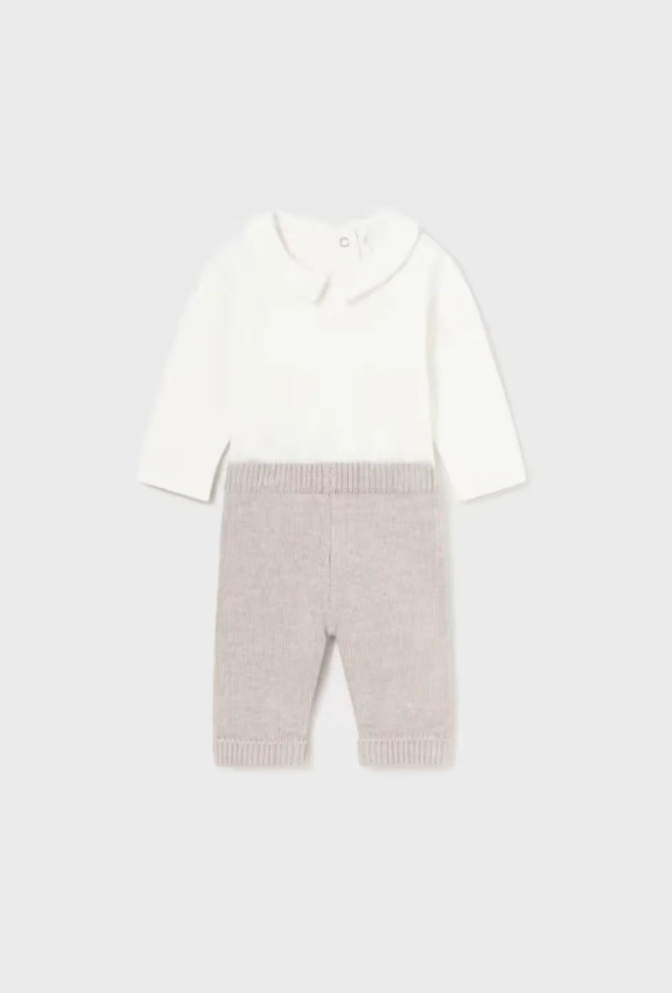 Baby Boys Beige Knit Set