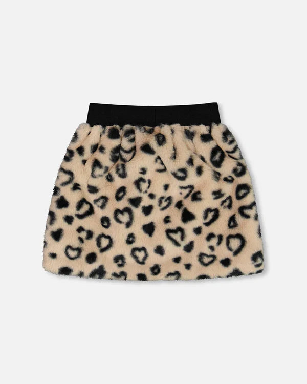 Girls Faux Fur Skirt
