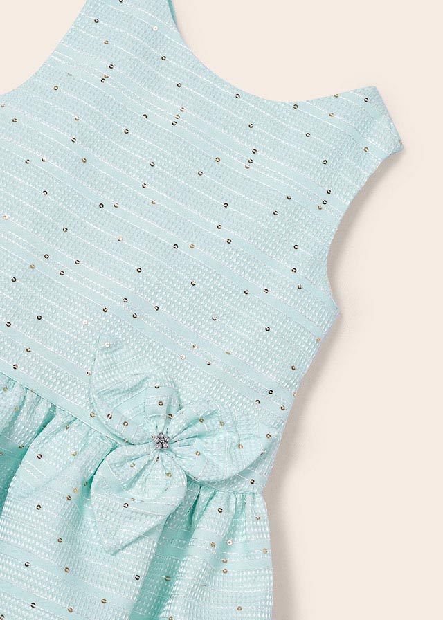 Blue & White Sequin Dress