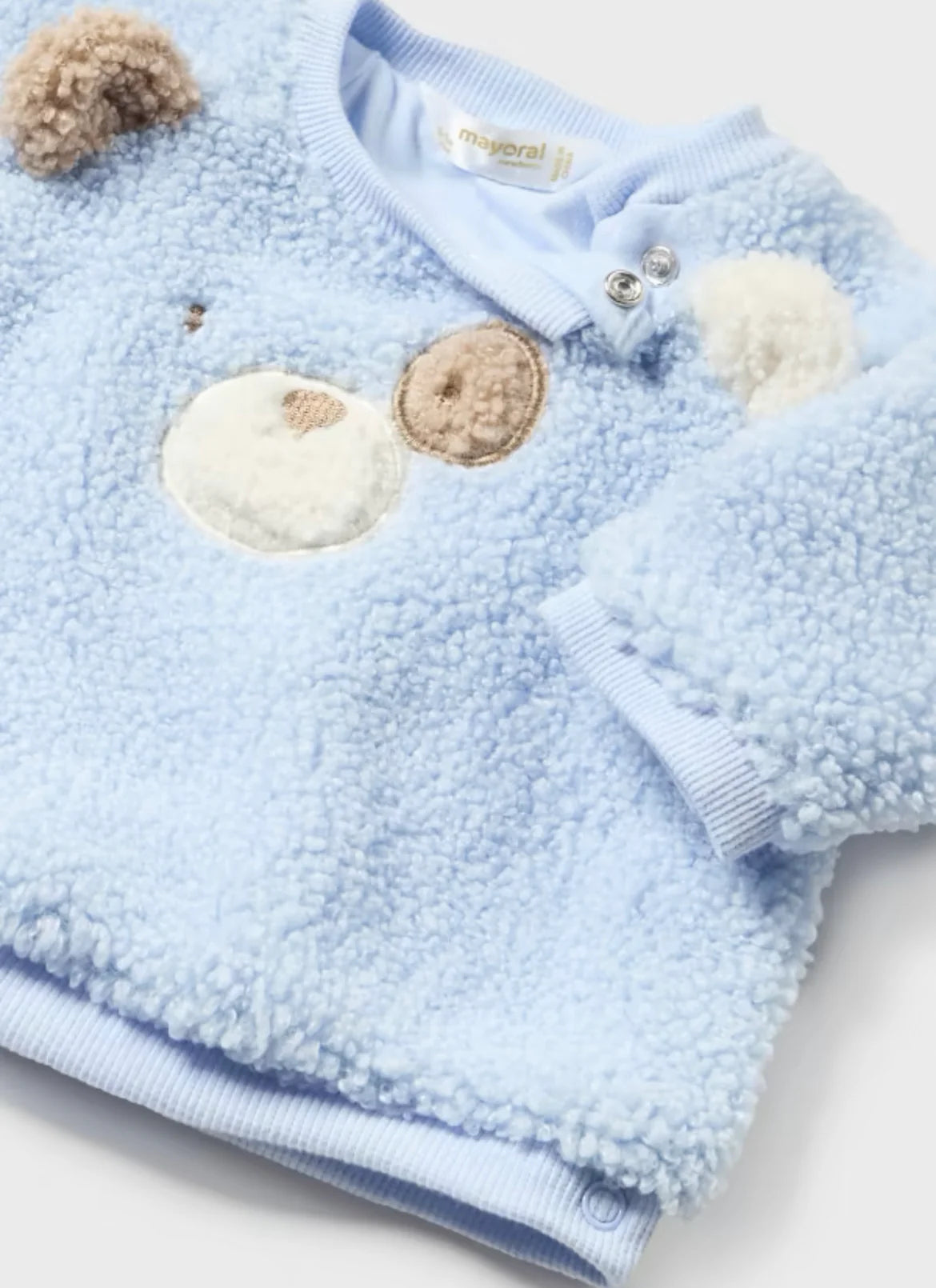 Blue Bear Sherpa Set