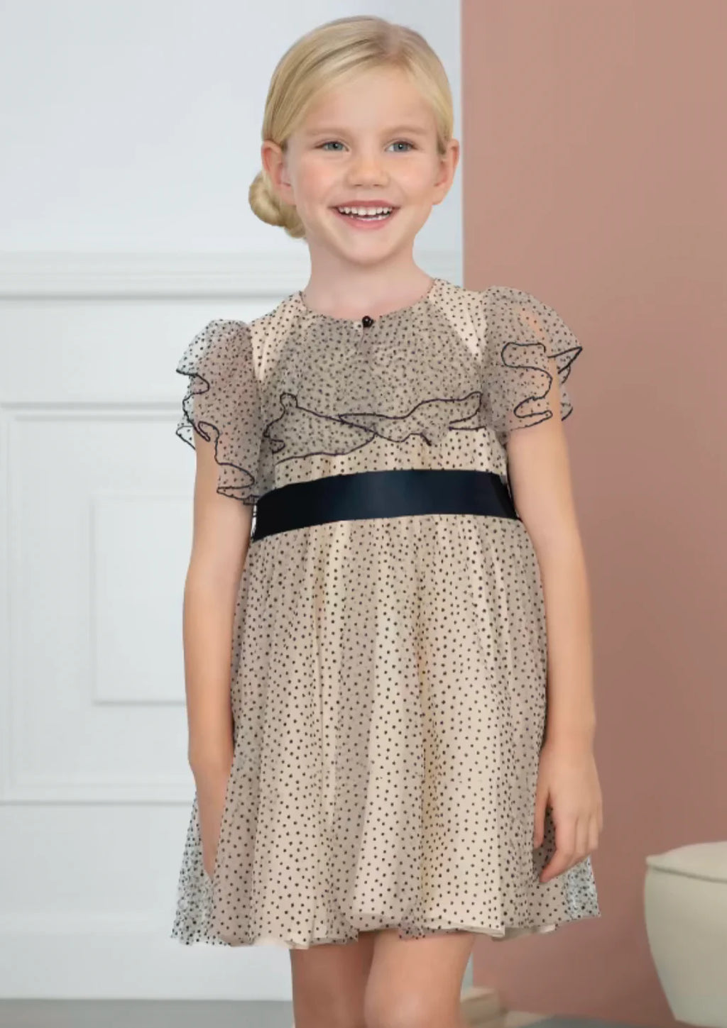 Girls Polkadot Tulle Dress