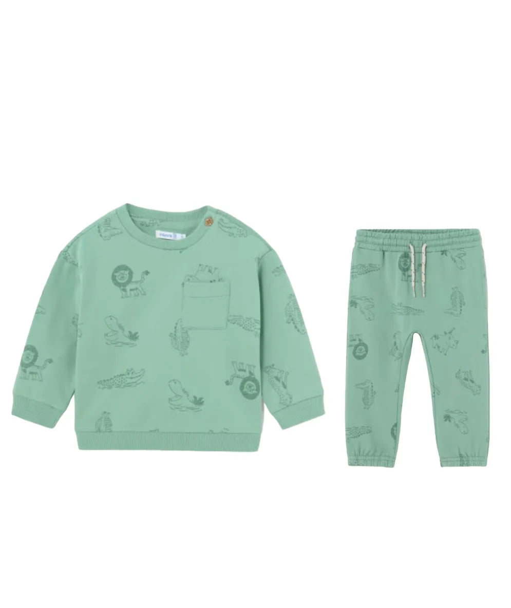 Baby Boys Printed Sweatsuit