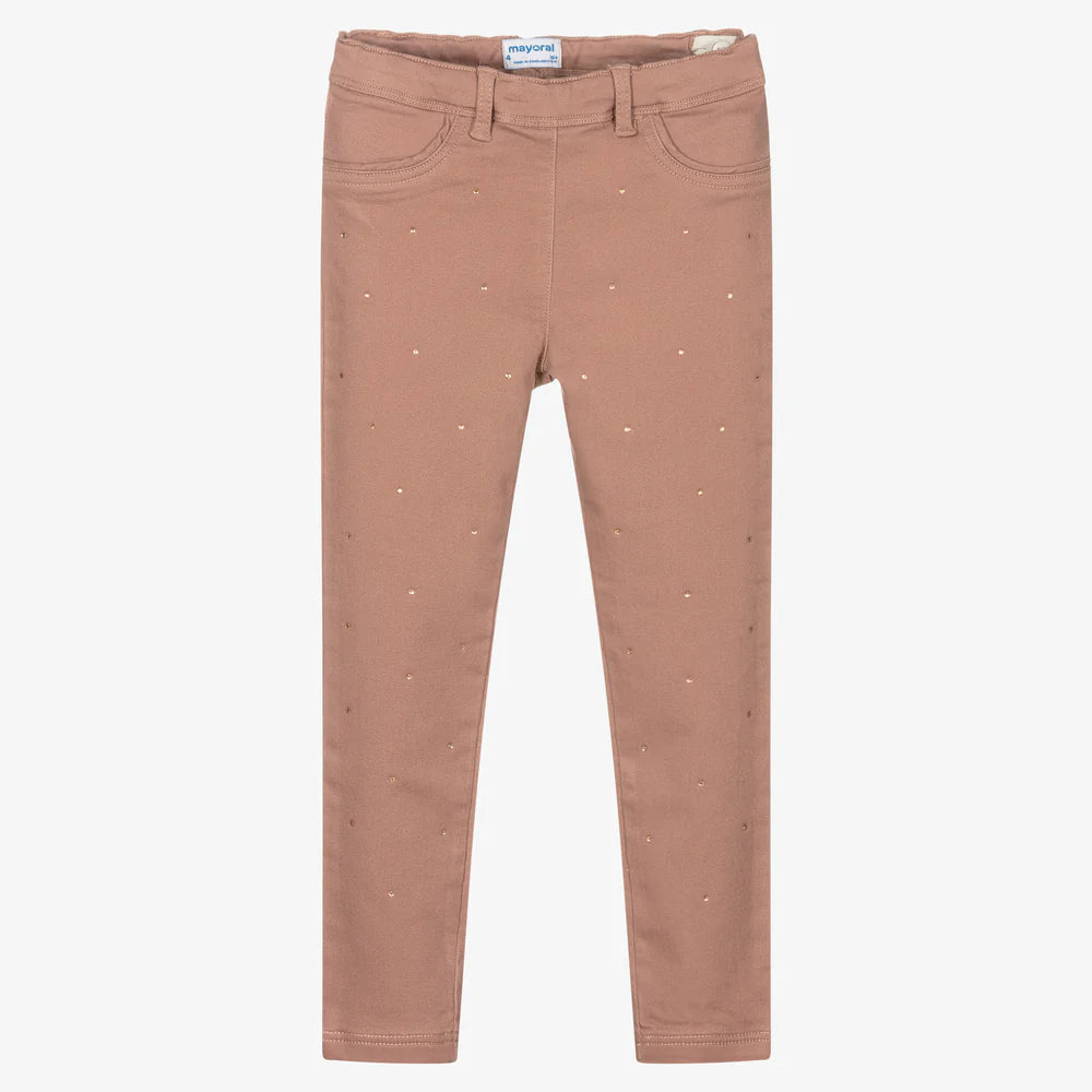 Pink Rhinestones Pants