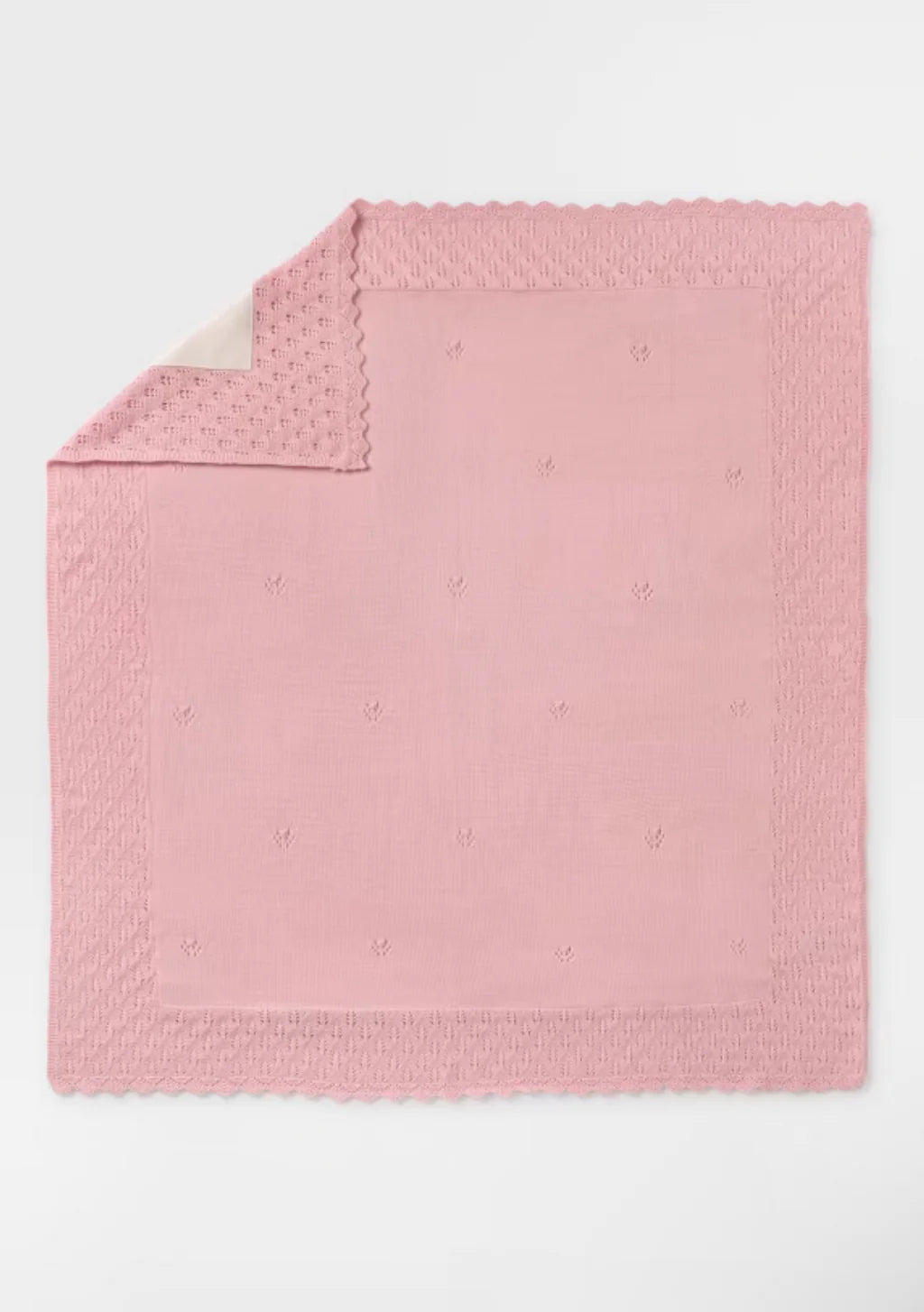 Pink Knit Blanket