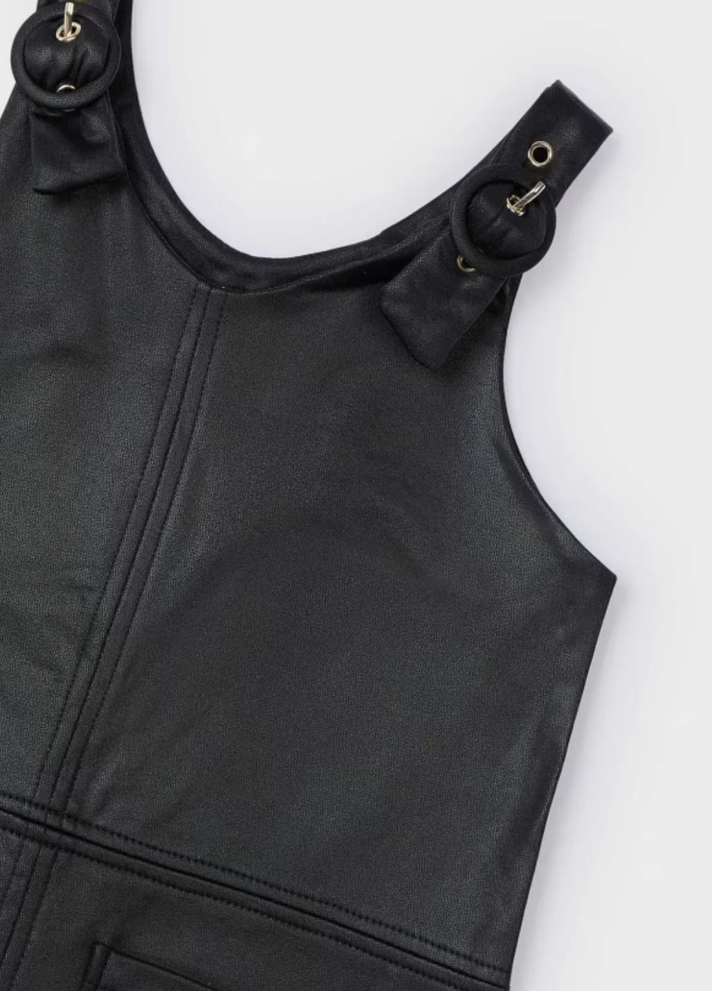 Girls Black Pinafore