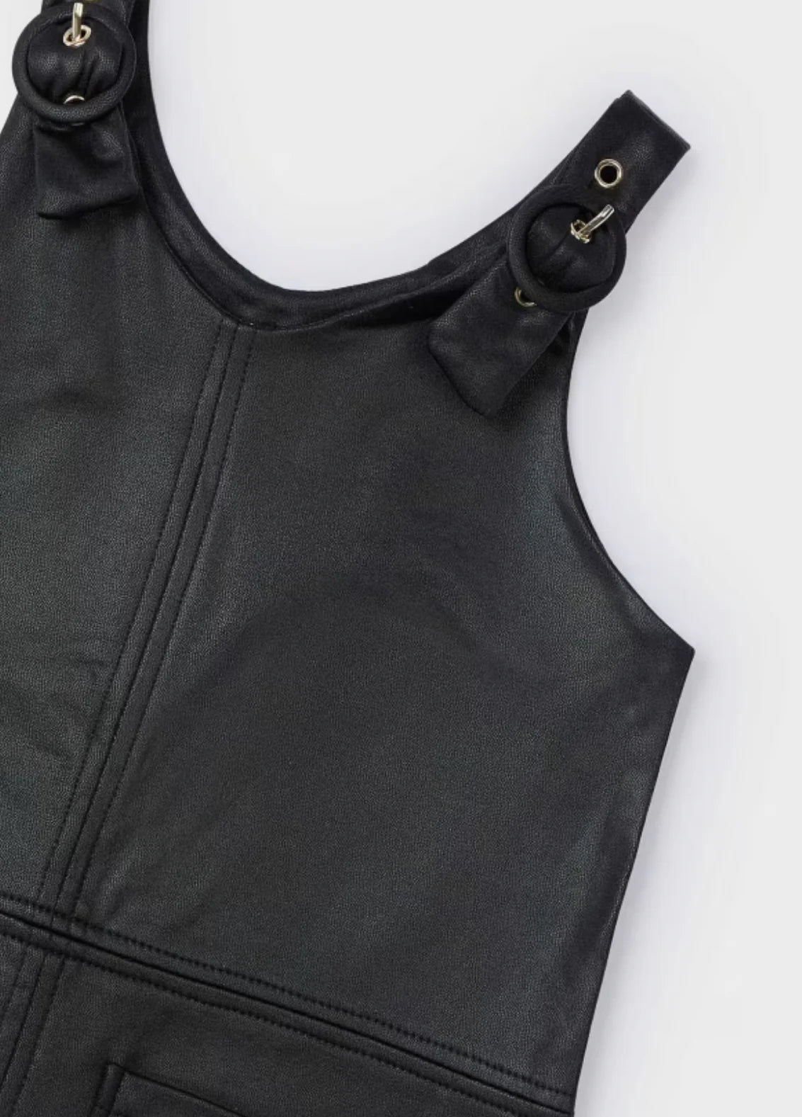 Girls Black Pinafore