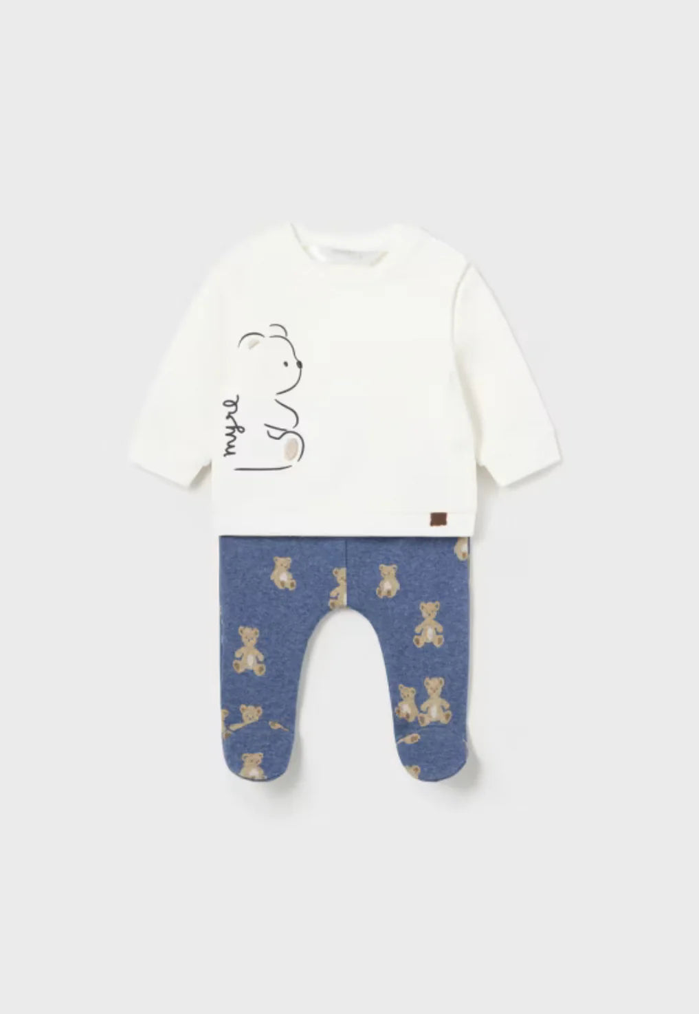 Baby Boys Teddy Bear Cotton Set