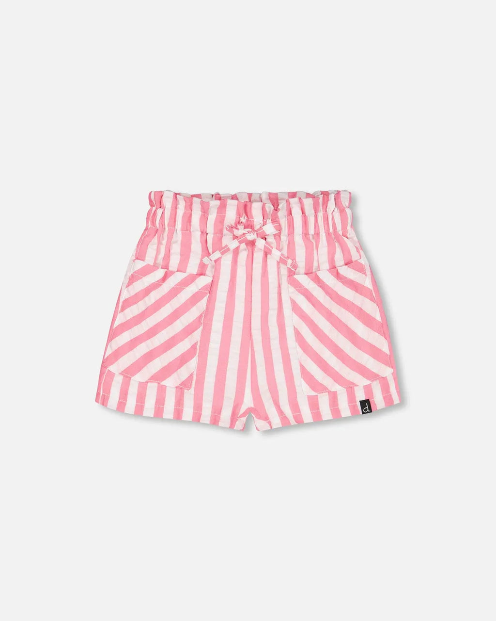 Girls Stripes Bubble Shorts