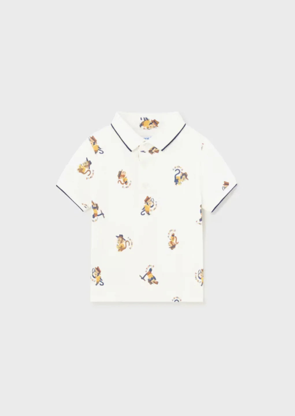 Baby Boys Printed Polo Shirt