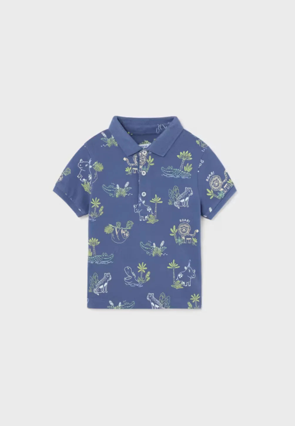 Baby Boys Printed Polo Shirt